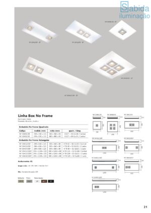 Linha Box No Frame