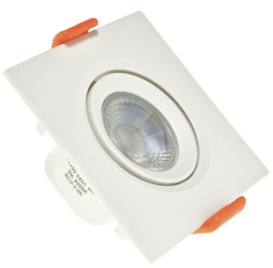 Spot LED SMD Embutir / Direcionável - Quadrado Branco Quente